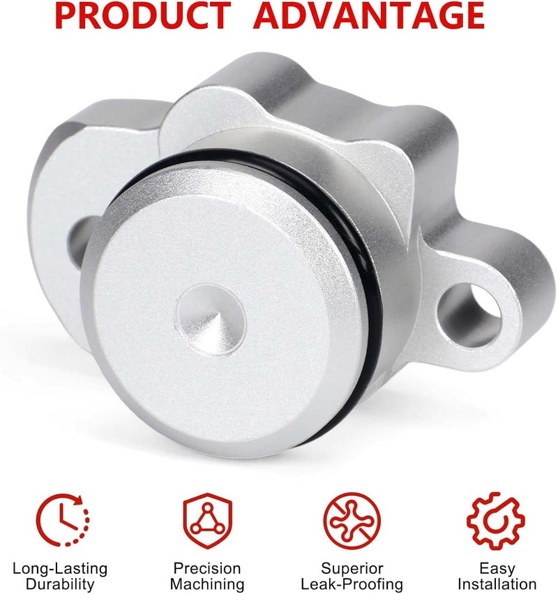 Atesilor Oil Pump Block Off Kit for Yamaha PW50 PW80 Y-Zinger, w/Plug Cover, O-Ring, Bolts & Port Caps - Image 3